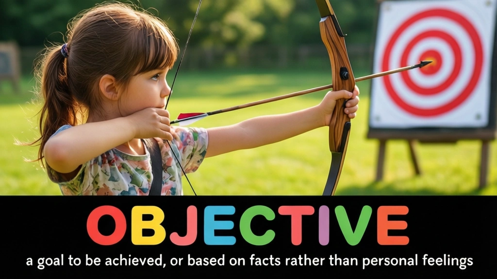 English Illustration for objective